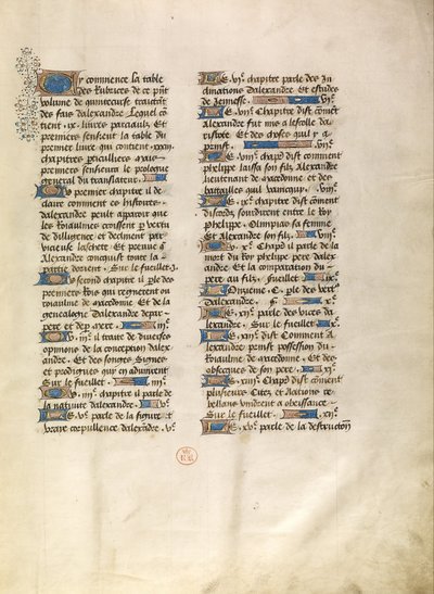 Page de texte - Unbekannt Unbekannt